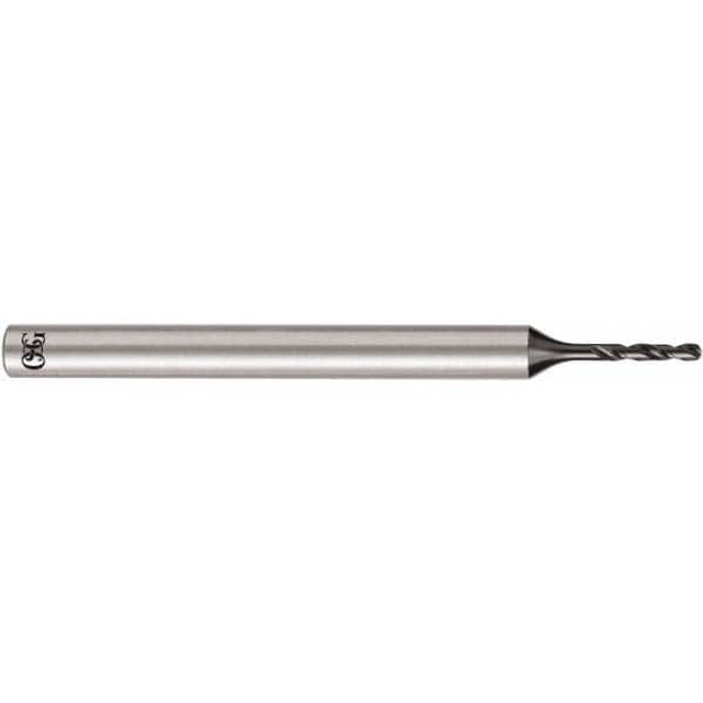 OSG 3300157 Micro Drill Bit: 1.57 mm Dia, 140 ° Point, Solid Carbide