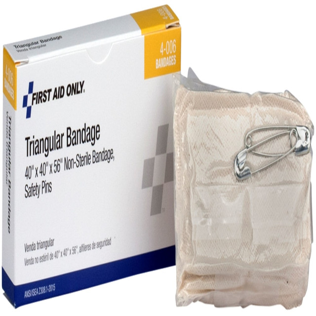 PAC KIT SAFETY EQUIPMENT CO. First Aid Only 4-006  Triangular Sling Bandage, 40in x 40in x 56in, White