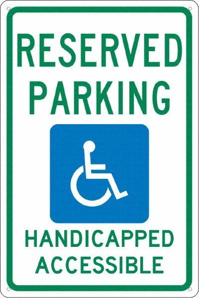 AccuformNMC Reserved Parking Handicapped Accessible, TM197G
