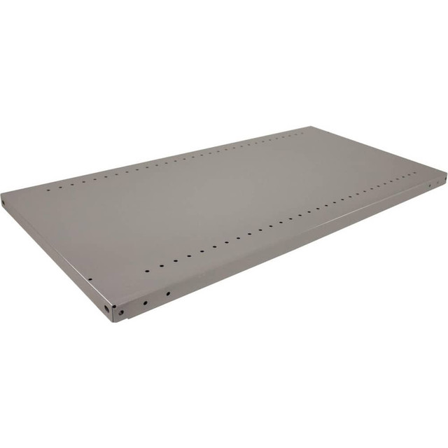 Lyon DDJ1021241 Open Shelving Accessories & Components; Component Type: Box Shelf with Clips ; For Use With: Lyon 2000 Series Shelving ; Material: Steel ; Width (Inch): 48 ; Load Capacity: 550 ; Color: Dove Gray