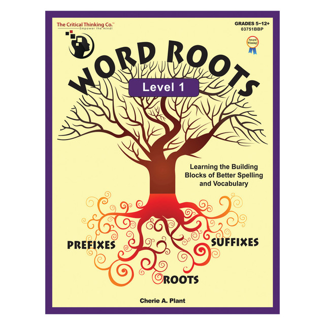 This book teaches students the meaning and spelling of roots, prefixes, and suffixes that are the elements used to form words in English. Learning these word elements dramatically improves spelling and the ability to decode unfamiliar words. The activities focus on using these words in context to help students incorporate each word into their vocabulary and retain the correct spelling. There are periodic reviews to make sure students retain what is taught in the lessons. Word Roots will add hundreds of words to your students vocabulary and greater depth to their thinking and writing.  Helps improve spelling skills and your students abilities to decode unfamiliar words.  Teaches students the meaning and spelling of root words, prefixes and suffixes.  Filled with activities focused on incorporating root words into your students vocabulary.  Periodic reviews, lessons, and answer guides test your class learning retention.  Each lesson has the meanings of prefixes, roots, and suffixes used to form the vocabulary words.