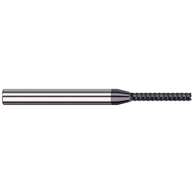 Harvey Tool 881416-C6 Square End Mill: 1/4'' Dia, 1-3/4'' LOC, 1/4'' Shank Dia, 4'' OAL, 7 Flutes, Solid Carbide