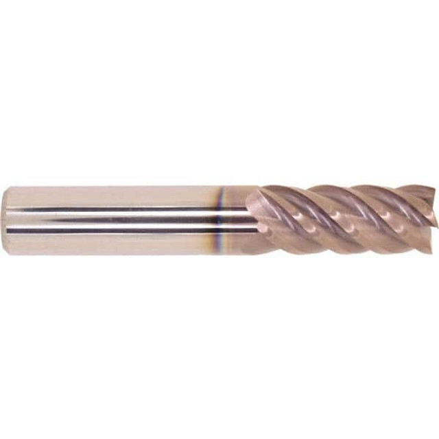 Millstar EIV50625HSN Square End Mill: 5/8" Dia, 1-9/16" LOC, 5 Flutes, Solid Carbide