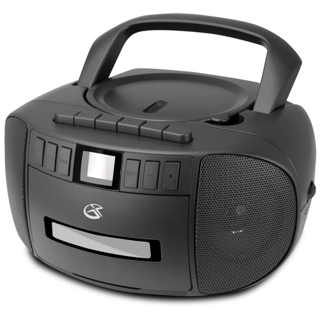 DPI, INC. BCA209B GPX BCA209 CD Boombox With AM/FM Radio, 4.88inH x 8.87inW x 9.53inD, Black