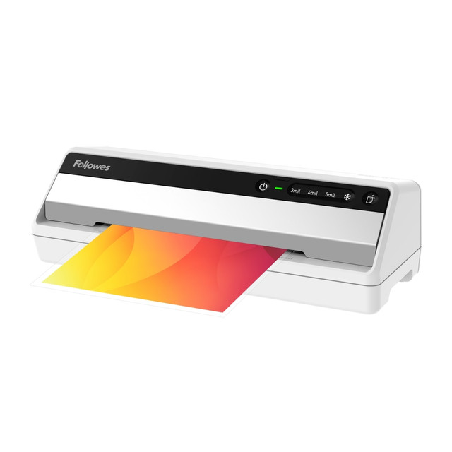 FELLOWES INC. 5735801 Fellowes Saturn 95 Thermal and Cold Laminator Machine with 10-Sheet Starter Kit, 9.5 inch, Easy and Fast Warm-Up, Jam-Free Design FELLOWES INC. 5735801 Fellowes Saturn 95 Thermal and Cold Laminator Machine with 10-Sheet Starter Kit, 9.5 inch, Easy and Fast Warm-Up, Jam-Free Design