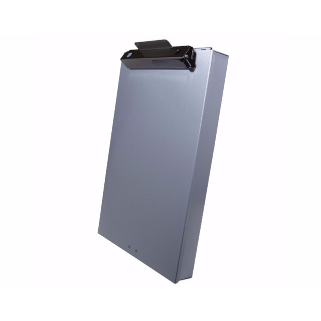 Take care of important paperwork while on the go with the Office Depot recycled aluminum clipboard. Designed with a built-in compartment, this clipboard helps keep documents protected and out of view while you work.  Office Depot recycled aluminum form holder offers plenty of storage and a hard writing surface.  Heavy-duty aluminum features an opaque finish.  Storage clipboard holds up to 1in of paper.  This Office Depot recycled aluminum storage clipboard secures letter/A4-size sheets.  Contains Recycled Content - See Specs for Details.