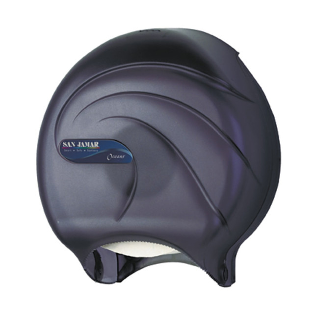 SAN JAMAR, INC. R2090TBK San Jamar Soloette 9in JBT Dispenser - Roll Dispenser - 1 x Roll - 12in Height x 10.3in Width x 5.6in Depth - Plastic - Black Pearl - Durable, Break Resistant, Key Lock, Long Lasting, Damage Resistant SAN JAMAR, INC. R2090TBK San Jamar Soloette 9in JBT Dispenser - Roll Dispenser - 1 x Roll - 12in Height x 10.3in Width x 5.6in Depth - Plastic - Black Pearl - Durable, Break Resistant, Key Lock, Long Lasting, Damage Resistant