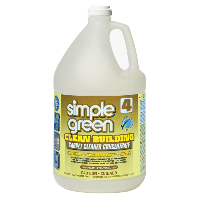 SIMPLE GREEN 11201 Clean Building Carpet Cleaner Concentrate, 128 Oz Bottle SIMPLE GREEN 11201 Clean Building Carpet Cleaner Concentrate, 128 Oz Bottle