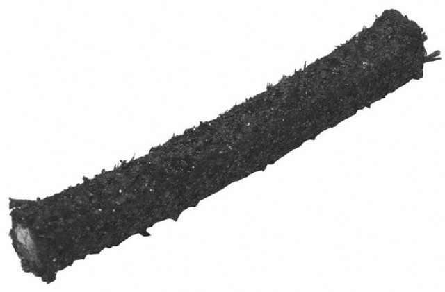 Made in USA 31943434 1/8" x 50' Spool Length, Wire-Inserted Carbon Fiber Compression Packing