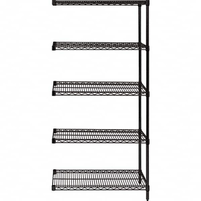 Quantum Storage AD63-1236BK-5 Wire Shelving: Use With 1630 Built-In Combination Lock