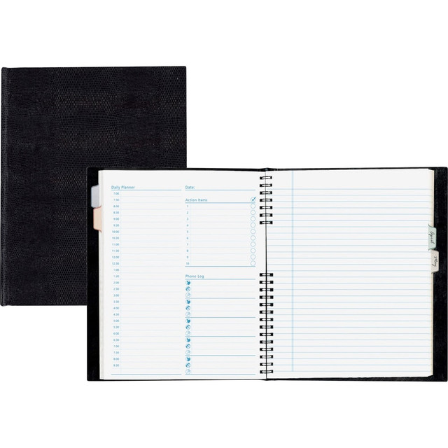 REDIFORM, INC. Blueline A29C.81  NotePro And Graphics Notebook, 7 7/16in x 9 1/2in, Black