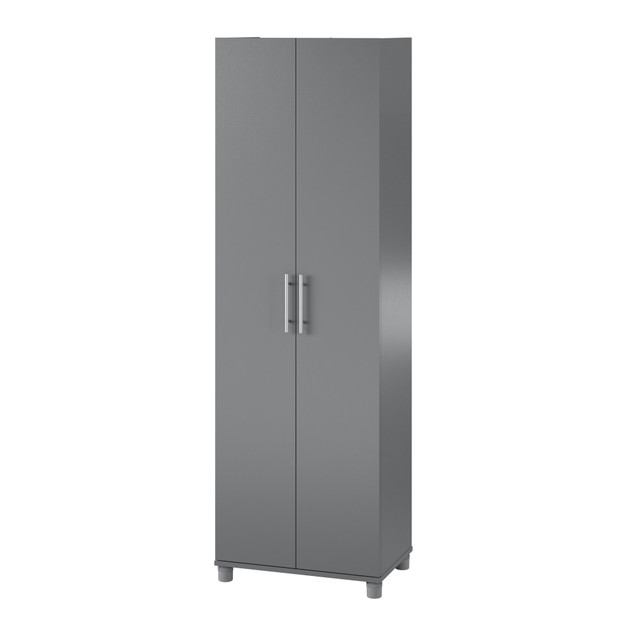 AMERIWOOD INDUSTRIES, INC. 2579408COM Ameriwood Home Camberly 24inW Utility Storage Cabinet, Gray