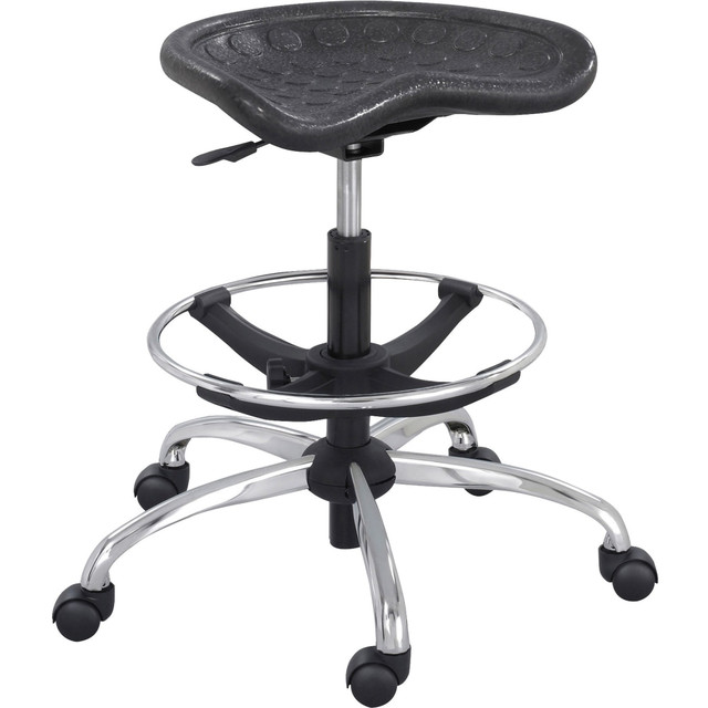 SAFCO PRODUCTS CO Safco 6660BL  SitStar Stool, Black/Chrome