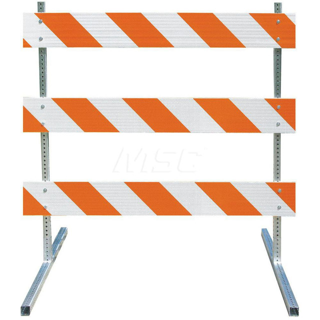 Plasticade 3504HIPLDRILLKI Traffic Barricades; Barricade Height (Inch): 63 ; Barricade Width (Inch): 48 ; Reflective: Yes ; Compliance: NCHRP-350; MUTCD