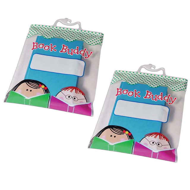 EDUCATORS RESOURCE Creative Teaching Press CTP2993-2  Book Buddy Bags, 10-1/2inW x 12-1/2inH, Multicolor, 6 Bags Per Pack, Set Of 2 Packs