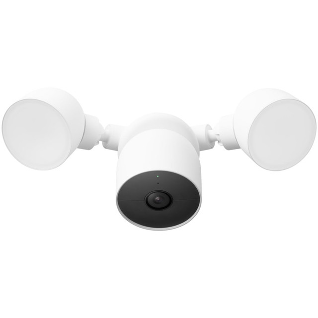 GOOGLE LLC GA02411-US Google Nest Cam With Floodlight Wireless Security Camera, White