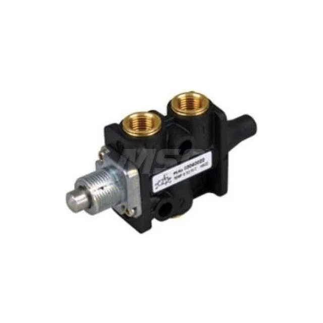 Norgren K71DA00KS6KP0 Manually Operated Valve: 0.25" NPT Inlet, Spool Valves, Air Actuated