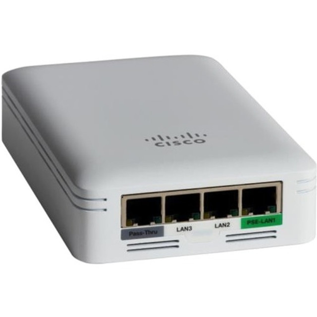 CISCO CBW145AC-B 145AC IEEE 802.11ac 1 Gbit/s Wireless Access Point - 2.40 GHz, 5 GHz - MIMO Technology - 5 x Network (RJ-45) - Gigabit Ethernet - PoE Ports - Wall Mountable CISCO CBW145AC-B 145AC IEEE 802.11ac 1 Gbit/s Wireless Access Point - 2.40 GHz, 5 GHz - MIMO Technology - 5 x Network (RJ-45) - Gigabit Ethernet - PoE Ports - Wall Mountable