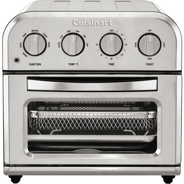 CONAIR CORPORATION Cuisinart TOA-28  Compact Air Fryer Toaster Oven, Stainless Steel