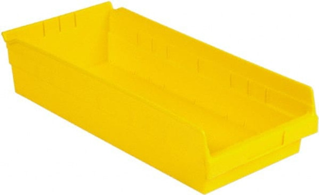 LEWISBins+ SB188-4SE YLW Plastic Hopper Shelf Bin: Yellow