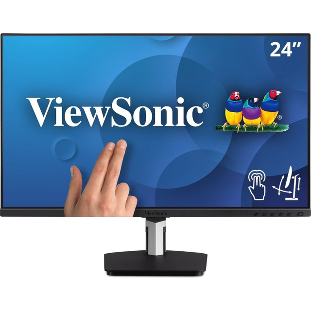 VIEWSONIC CORPORATION TD2455 Viewsonic TD2455 23.8in LCD Touchscreen Monitor - 16:9 - 6 ms GTG (OD) - 24in Class - Projected Capacitive - Multi-touch Screen - 1920 x 1080 - Full HD - 16.7 Million Colors - 250 Nit - LED Backlight - Speakers VIEWSONIC CORPORATION TD2455 Viewsonic TD2455 23.8in LCD Touchscreen Monitor - 16:9 - 6 ms GTG (OD) - 24in Class - Projected Capacitive - Multi-touch Screen - 1920 x 1080 - Full HD - 16.7 Million Colors - 250 Nit - LED Backlight - Speakers