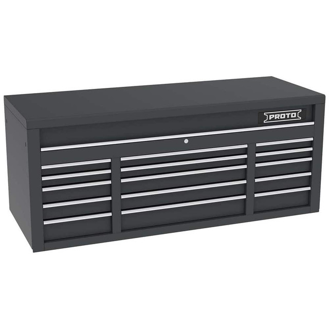 Proto J556727B-15DB Bases & Risers & Add-Ons; Load Capacity (Lb.): 2075 ; For Use With: Top Chest ; Overall Height (Inch): 27 ; Material: Steel ; Color: Black ; Number Of Drawers: 15.000