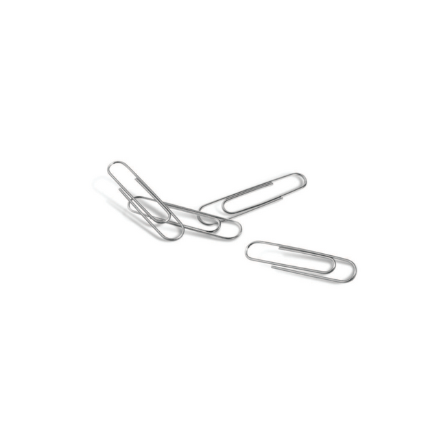 OFFICE DEPOT 10001BX Brand Paper Clips, Box Of 100, No. 1, Silver OFFICE DEPOT 10001BX Brand Paper Clips, Box Of 100, No. 1, Silver