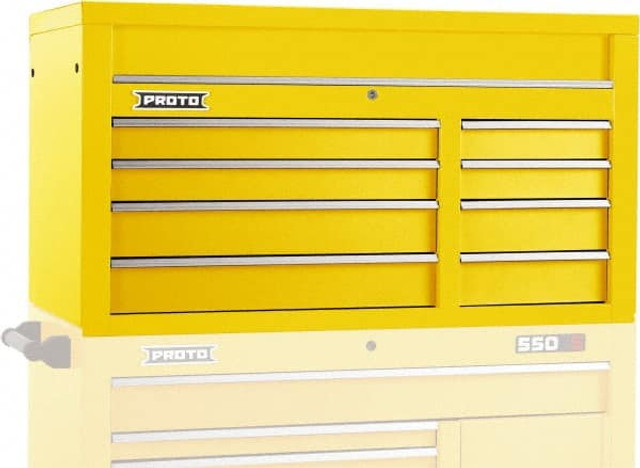 Proto J555027-10BK Tool Chest: 10 Drawers, 25-1/4" OAD, 27" OAH, 50" OAW