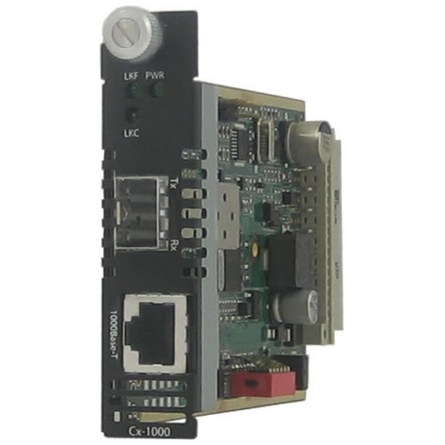 PERLE SYSTEMS 05052190 Perle CM-1110-SFP Gigabit Ethernet Managed Media Converter - 1 x Network (RJ-45) - 10/100/1000Base-T - 1 x SFP Slots - Internal PERLE SYSTEMS 05052190 Perle CM-1110-SFP Gigabit Ethernet Managed Media Converter - 1 x Network (RJ-45) - 10/100/1000Base-T - 1 x SFP Slots - Internal