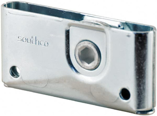 Made in USA R5-0074-07 Draw Door Latch: 0.64" OAW, 3.69" OAH, Zinc-Plated Steel, Plain Finish