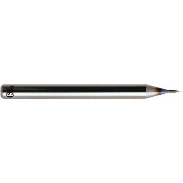 OSG 8589004 Micro Drill Bit: 0.04 mm Dia, 120 ° Point, Solid Carbide