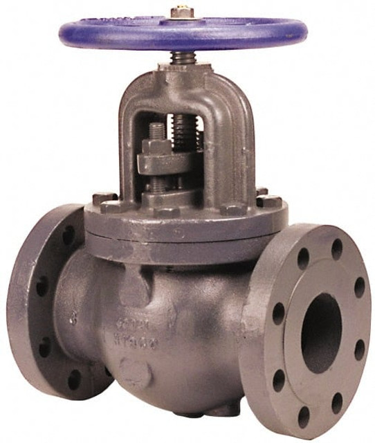 NIBCO NHCF00K 6" Pipe, Flanged Ends, Iron Renewable Globe Valve