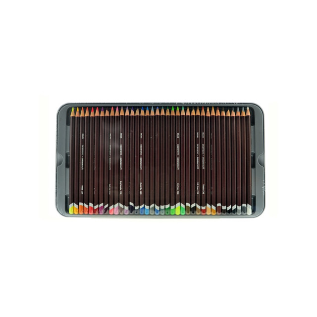 THE CUMBERLAND PENCIL COMPANY Derwent 0701028  Coloursoft Pencil Set, Assorted Colors, Set Of 36 Pencils