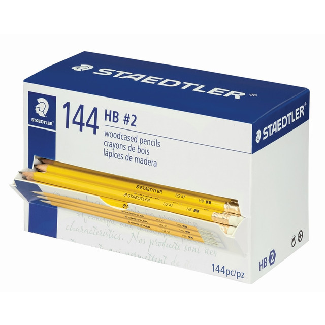 Whether you are preparing for an important test or just want to stock your office, these presharpened pencils can help. The pencils feature #2HB lead and have erasers to take care of writing errors.  Presharpened for use right away.  #2 lead leaves easily visible marks.  Latex-free eraser to correct mistakes.  Eco-conscious choice - has one or more meaningful eco-attributes or eco-labels.
