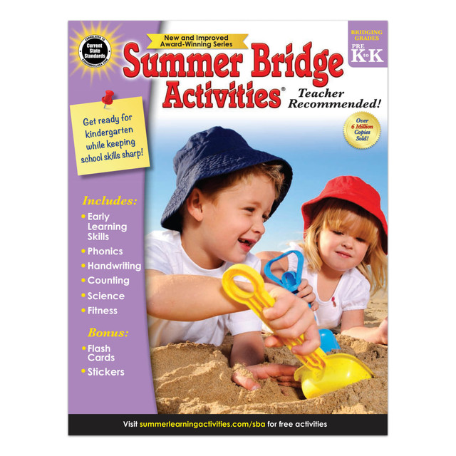 CARSON-DELLOSA PUBLISHING LLC 704695 Carson-Dellosa Summer Bridge Activities Workbook, Grades Pre-K - K