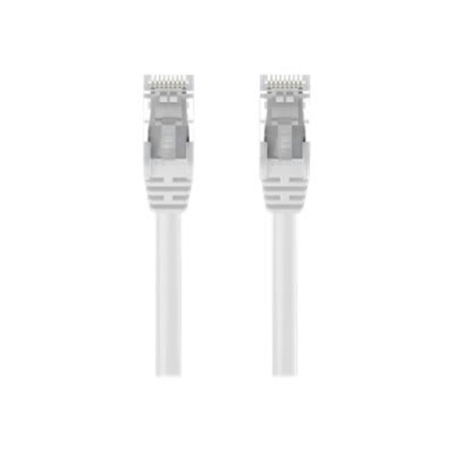 BELKIN, INC. A3L980-02-WHT-S Belkin - Patch cable - RJ-45 (M) to RJ-45 (M) - 2 ft - CAT 6 - snagless - white - for Omniview SMB 1x16, SMB 1x8; OmniView SMB CAT5 KVM Switch