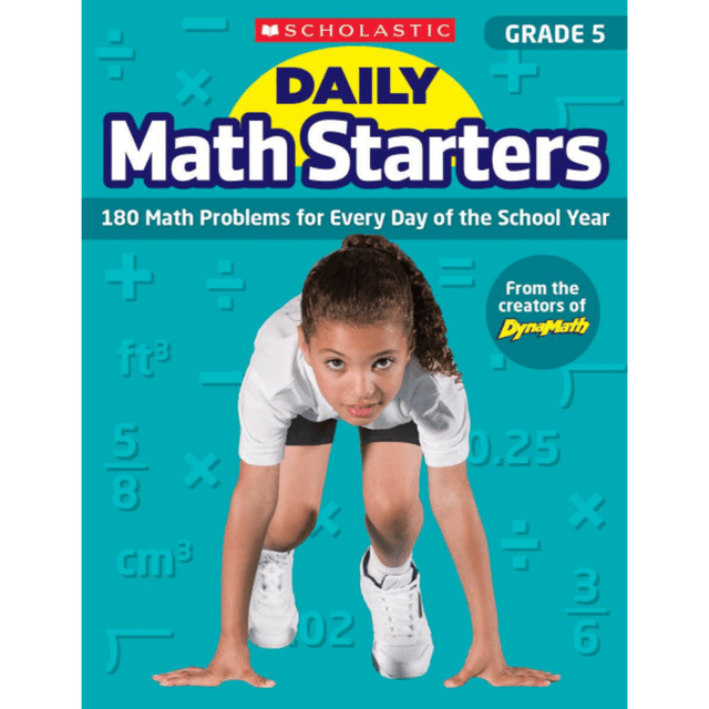 SCHOLASTIC INC 815962 Scholastic Teacher Resource Daily Math Starters, Grade 5