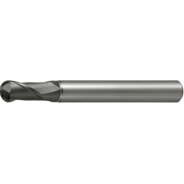 Mitsubishi 10512968 Ball End Mills; Mill Diameter (Decimal Inch): 0.1575 ; Mill Diameter (mm): 4.00 ; Number Of Flutes: 2 ; End Mill Material: Carbide ; Length of Cut (mm): 4.0000 ; Coating/Finish: AlTiCrN