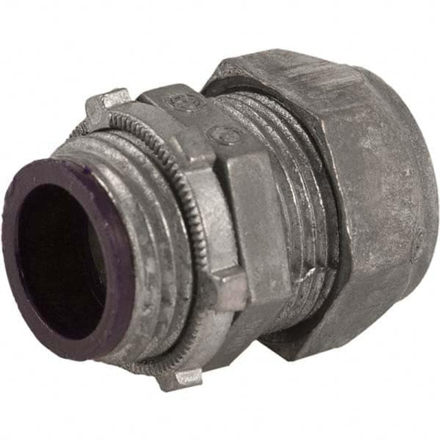 Hubbell-Raco 2833 Conduit Connector: For EMT, Die Cast Zinc, 3/4" Trade Size