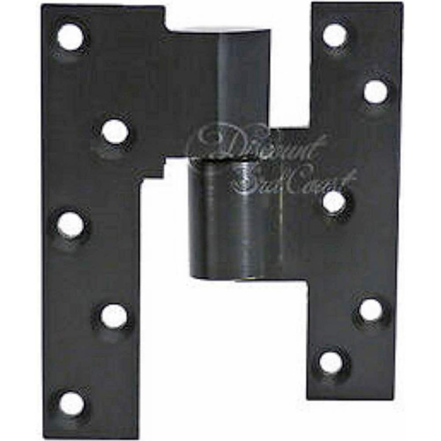 Norton Rixson 085446 Pivot Hinges; Type: Intermediate Regular Pivot ; Hand: Right Hand ; Leaf Height: 5 (Inch); Length (Inch): 4-1/4 ; Load Capacity (Lb.): 250.000 ; Minimum Door Thickness (Inch): 1-3/4