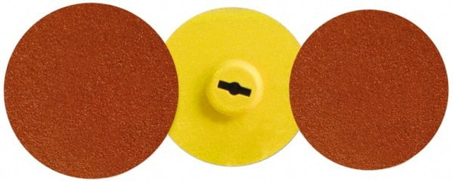 Klingspor QD320AO100 Quick-Change Disc: Quick Lock, 1" Disc Dia, 320 Grit, Aluminum Oxide, Coated