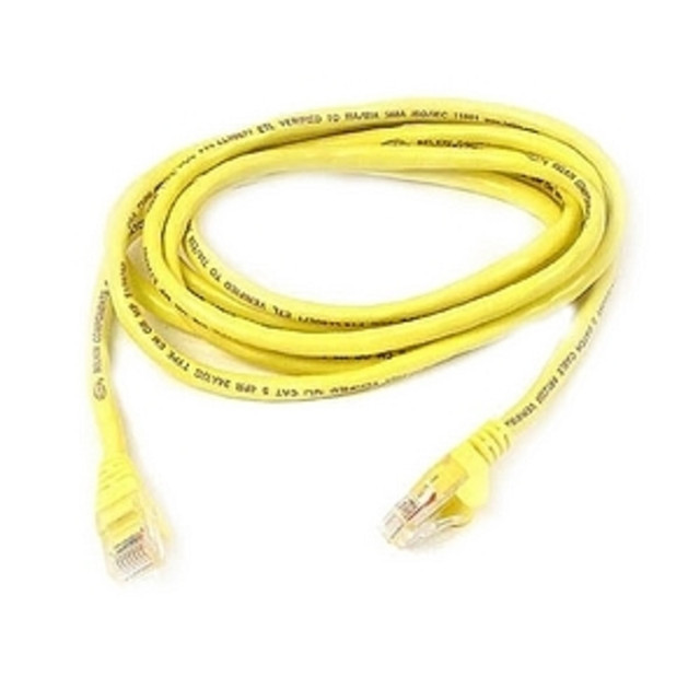 BELKIN, INC. Belkin A3L791B50-YLW-S  Cat. 5e Patch Cable - RJ-45 Male - RJ-45 Male - 50ft