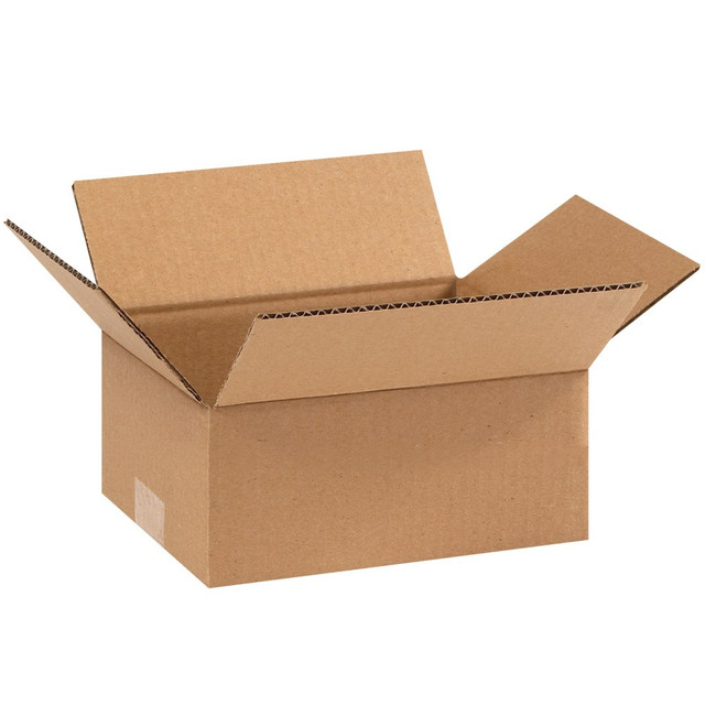 B O X MANAGEMENT, INC. BINP1487V Partners Brand Flat Corrugated Boxes, 9in x 7in x 3in, Kraft, Pack Of 25 Boxes B O X MANAGEMENT, INC. BINP1487V Partners Brand Flat Corrugated Boxes, 9in x 7in x 3in, Kraft, Pack Of 25 Boxes