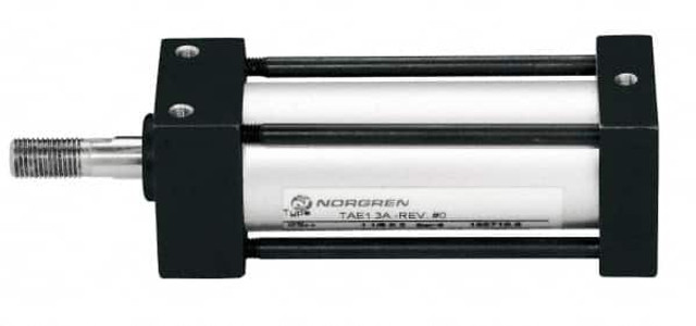 Norgren TC-5/16-1 1/8X2 Single Acting Rodless Air Cylinder: 1-1/8" Bore, 2" Stroke, 150 psi Max, 1/8 NPTF Port