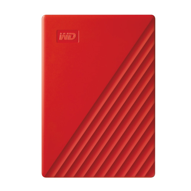 WESTERN DIGITAL CORPORATION WDBPKJ0040BRD-WESN Western Digital My Passport Portable HDD, 4TB, Red