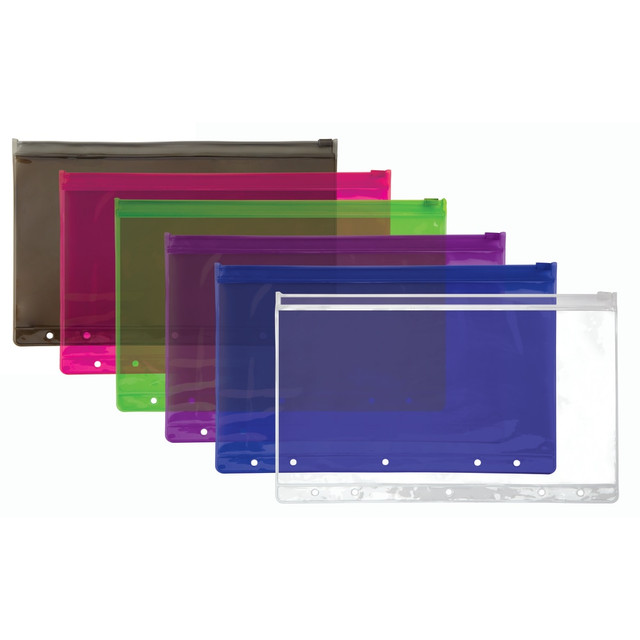 OFFICE DEPOT PPTV201401A  Brand Vinyl Storage Pouch, Assorted Colors