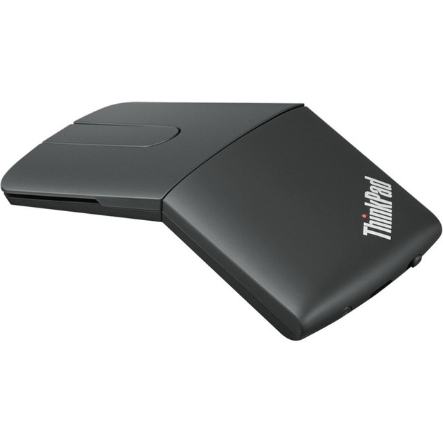 LENOVO, INC. Lenovo 4Y50U45359  ThinkPad X1 Presenter Mouse - Mouse - right and left-handed - laser - 3 buttons - wireless - 2.4 GHz, Bluetooth 5.0 - USB wireless receiver - black