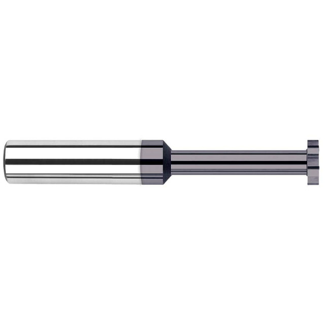 Harvey Tool 71515-C3 Woodruff Keyseat Cutter: 0.5" Cut Dia, 0.04" Cut Width, 1/2" Shank Dia, Straight Tooth