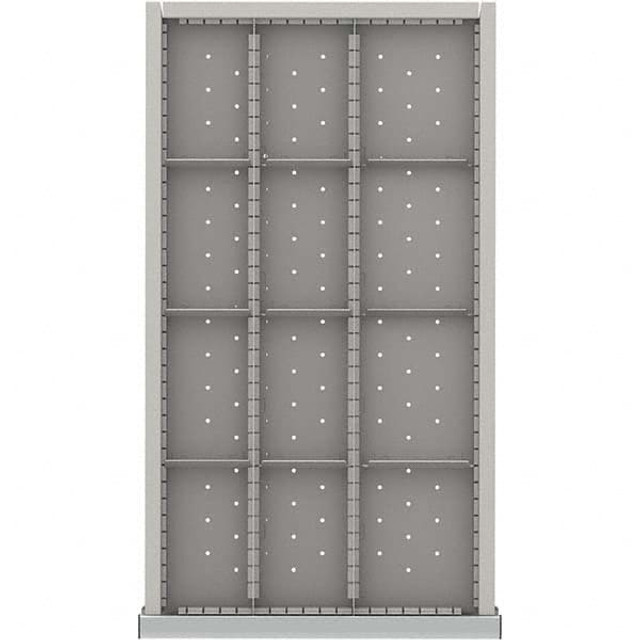 LISTA NWDR212-100 12-Compartment Drawer Divider Layout for 3.15" High Drawers