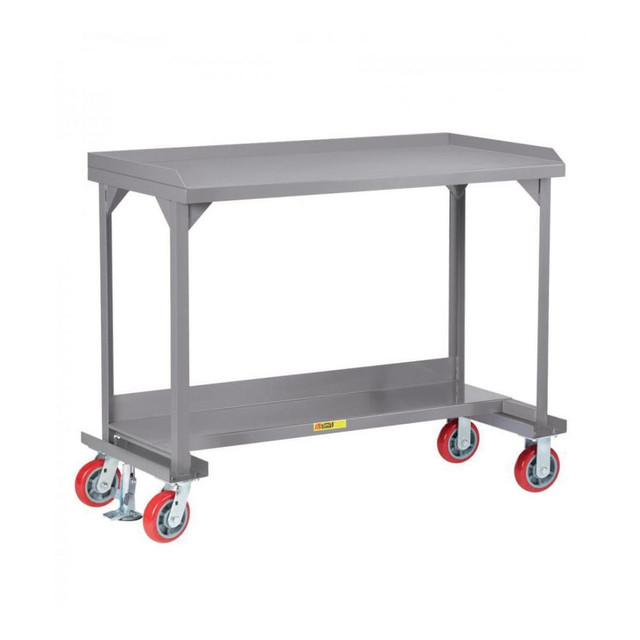 Little Giant. WSL2-3672-6PYFL Mobile Work Benches; Bench Type: Mobile Workbench ; Leg Style: Fixed ; Load Capacity (Lb. - 3 Decimals): 3600 ; Height (Inch): 36 ; Color: Gray ; Minimum Height (Inch): 36